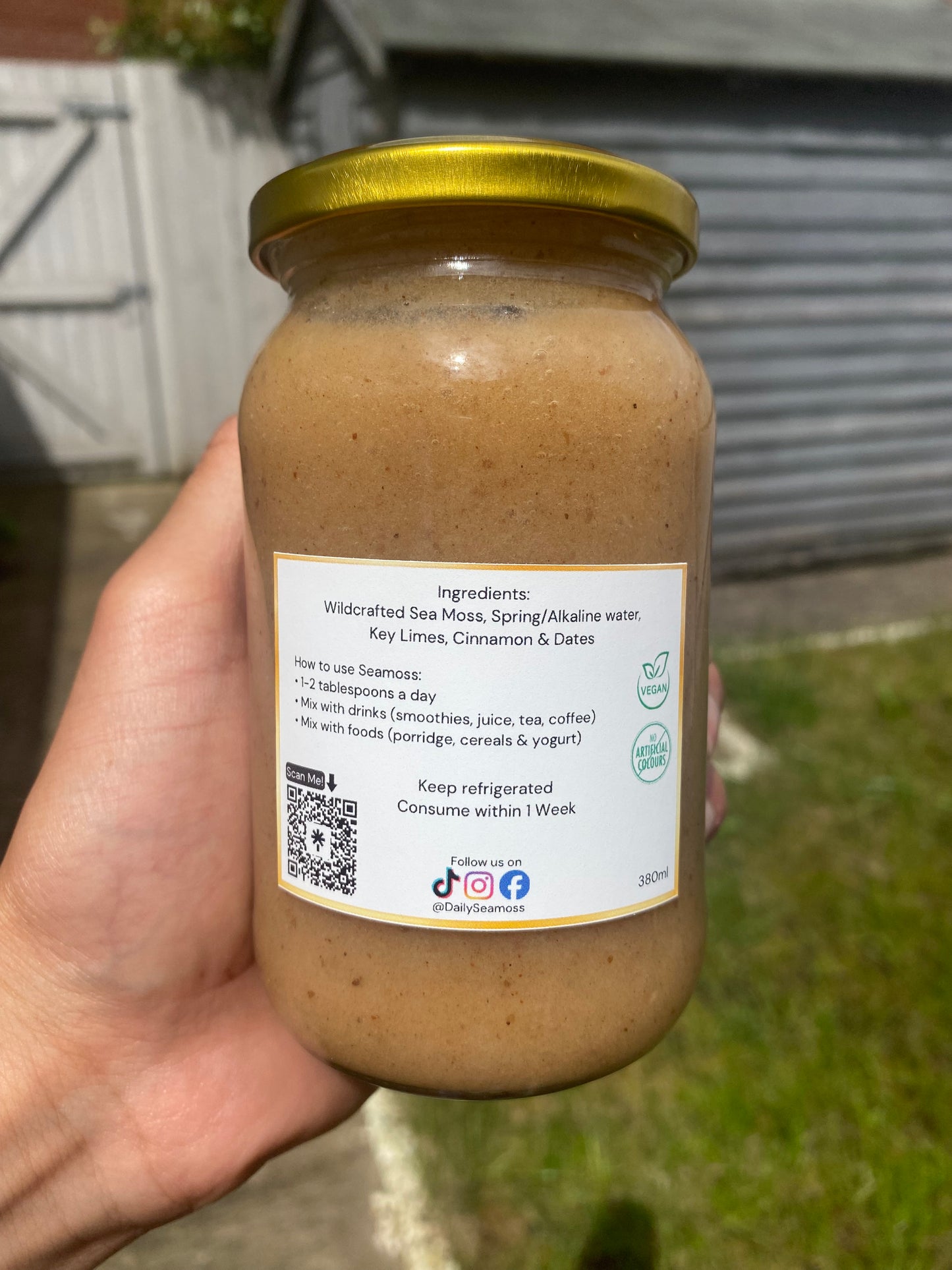 Cinnamon & Dates Sea Moss Gel